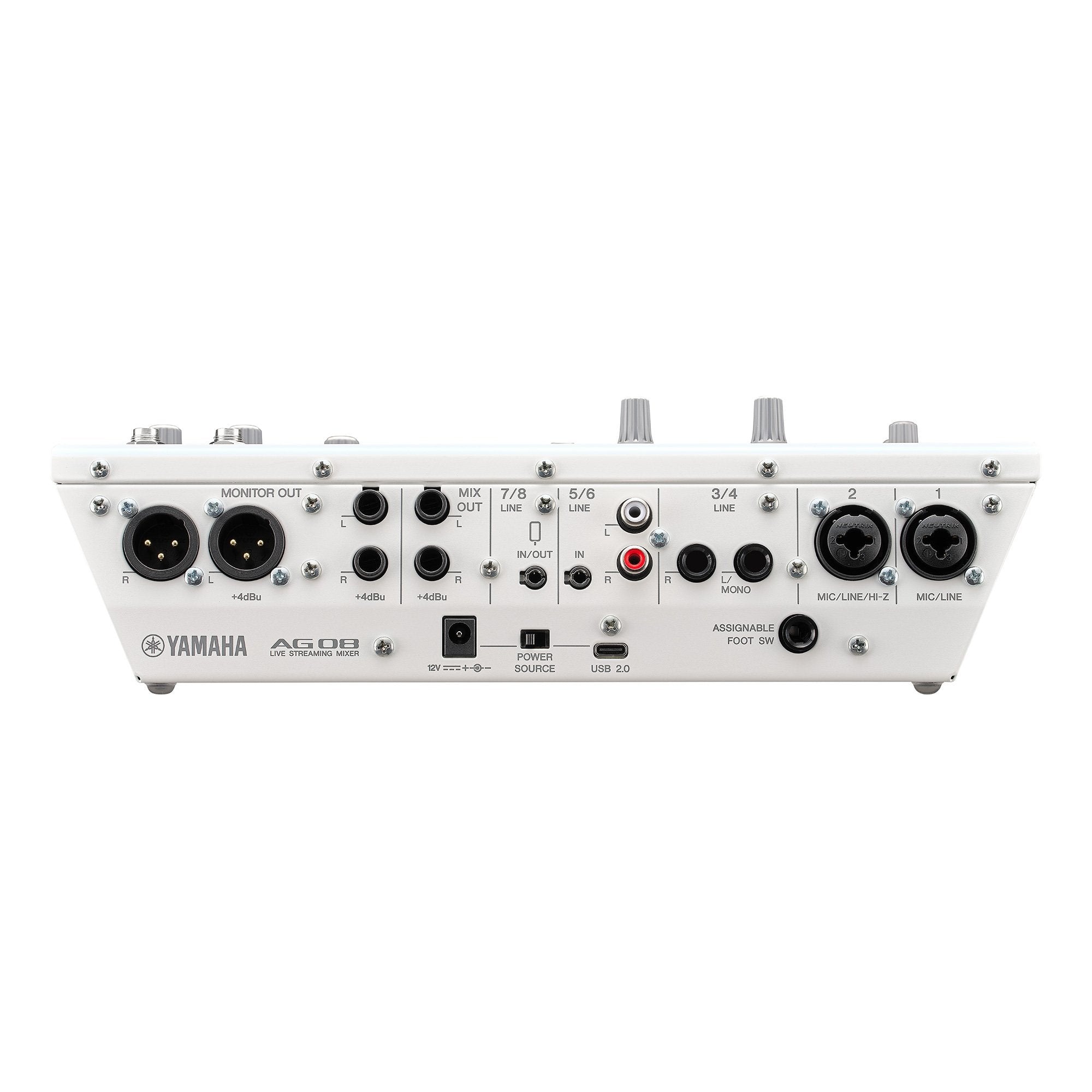 YAMAHA AG08W (WHITE) - Live Streaming Mixer