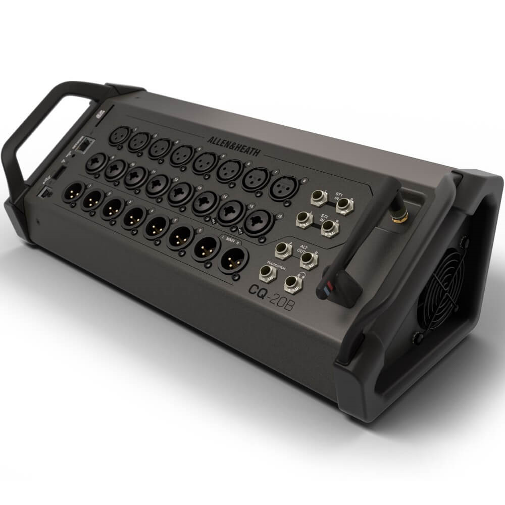 Allen & Heath CQ-20B - Ultra-Compact 20in / 8out Digital Mixer with Wi-Fi