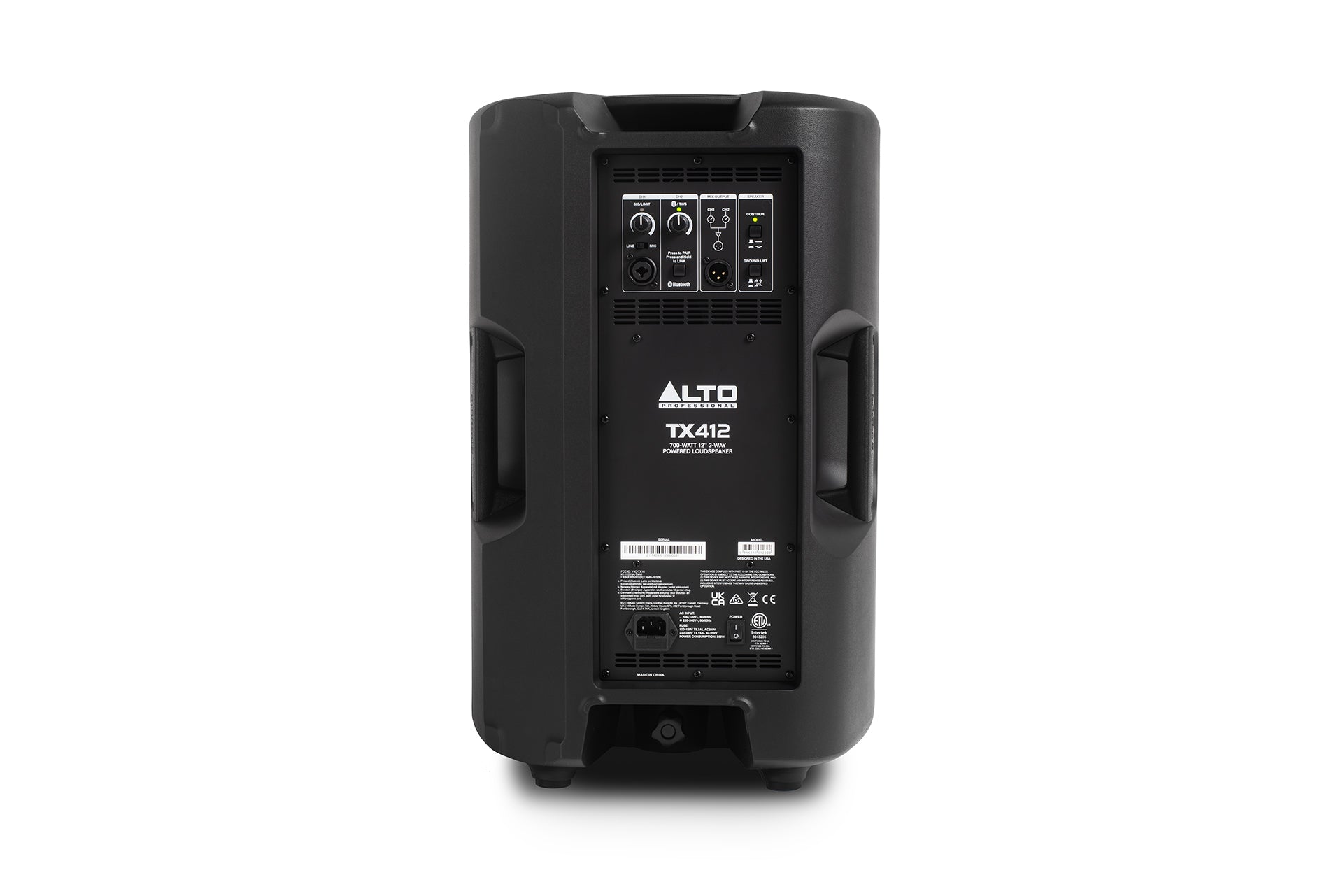 ALTO TX412B - 600W Battery-Powered 12-inch Loudspeaker with Bluetooth