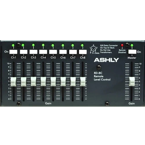 RD-8C - Ashly RD-8C 8-Channel Desktop Remote For Vcm-88C