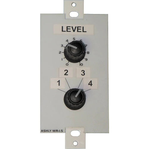 WR-1.5 - Ashly WR-1.5 Single Rotary Potentiometer + 4 Position Rotary Select (Decora Style)
