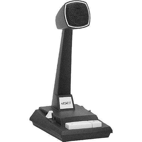 CAD AUDIO 878HL-2 Omnidirect Dynamic Desktop Mic w/Locking Push2Talk Switch - CAD 878HL-2 Astatic Desktop Omnidirectional Dynamic Paging Microphone