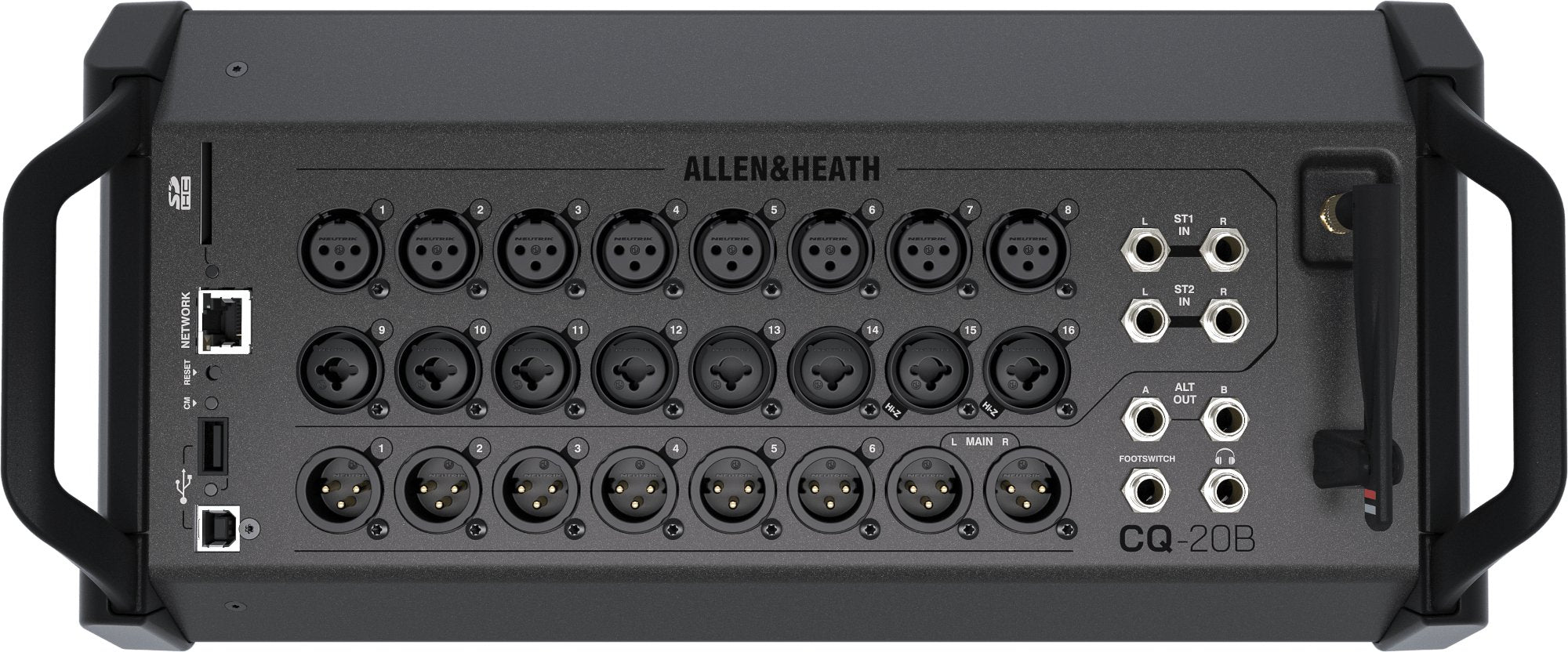 Allen & Heath CQ-20B - Ultra-Compact 20in / 8out Digital Mixer with Wi-Fi