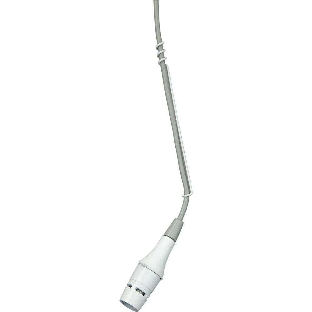 Shure CVO-W/C Microphone Overhead - Shure CVO-W/C Cardioid Overhead Mic With In-line Pre-Amp - White