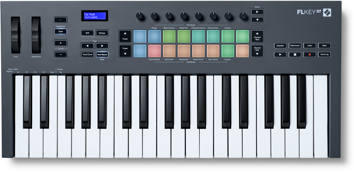 NOVATION FLKEY 37 - MIDI keyboard for making music in FL Studio