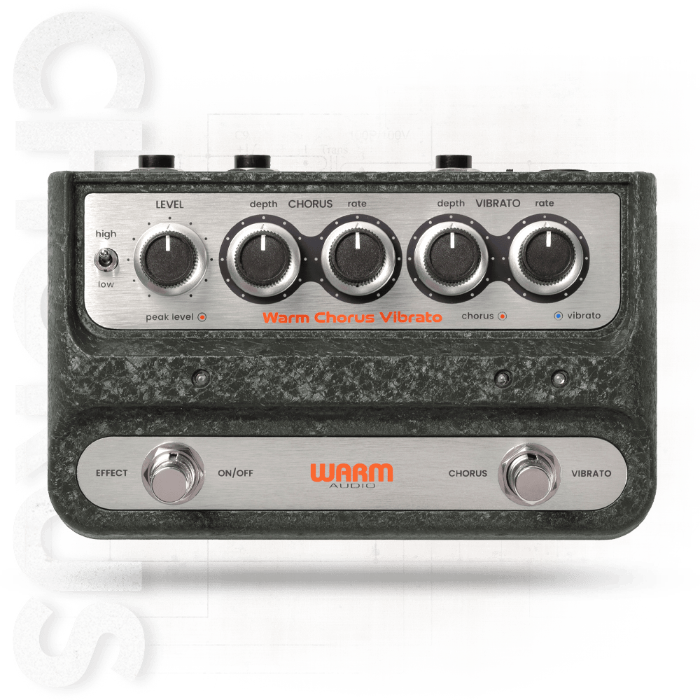WARM WA-C1 - Stereo Chorus & Vibrato Pedal With Depth & Rate Controls