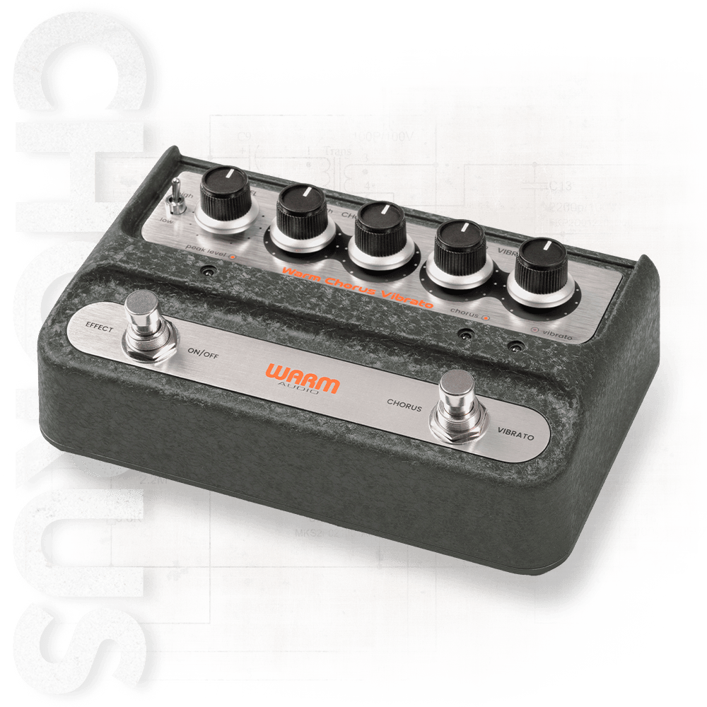 WARM WA-C1 - Stereo Chorus & Vibrato Pedal With Depth & Rate Controls