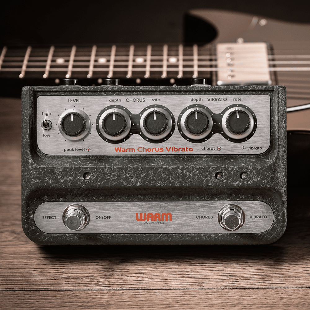 WARM WA-C1 - Stereo Chorus & Vibrato Pedal With Depth & Rate Controls
