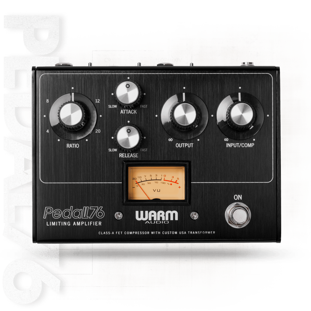 WARM WA-76P- All-Analog Transformer-Balanced FET Compressor Pedal