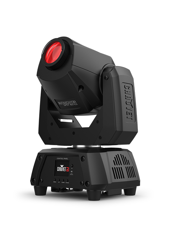 CHAUVET INTIMSPOT160-ILS LED (THE PAIR - OPEN BOXES) 9 + open, split colors, continuous scroll at variable speeds - Chauvet DJ Intimidator Spot 160 ILS LED Moving Head Light Fixture