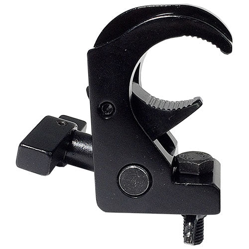 Global Truss JR-SNAP-CLAMP-BLK GTR Clamps and Accessories - GLOBAL TRUSS JR SNAP CLAMP HOOK STYLE MEDIUM DUTY CLAMP (BLACK)