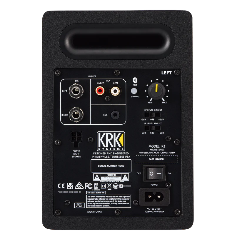 KRK KREATE 3 - Active 3" Two-Way Studio Reference Monitor Pair