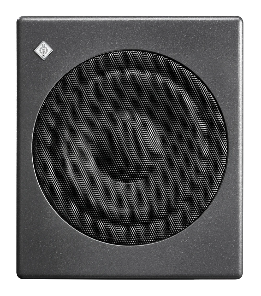 Neumann KH 750 DSP Active DSP Subwoofer, 10" driver, 48.4 liters, 256 W, 105 dB SPL, 18 - 750 Hz, anthracite metallic, 100-240 VAC, 3 Mains cables (EU, UK, US)