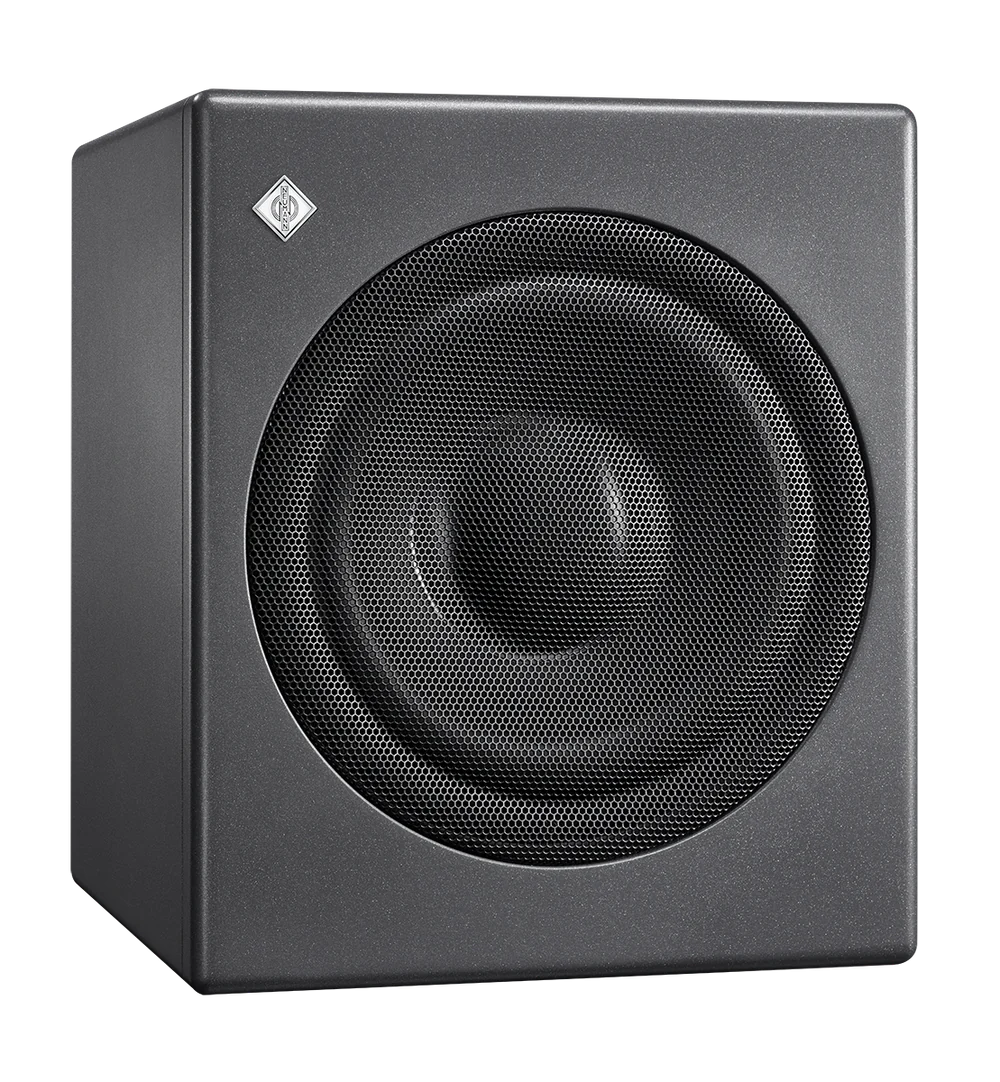 Neumann KH 750 DSP Active DSP Subwoofer, 10" driver, 48.4 liters, 256 W, 105 dB SPL, 18 - 750 Hz, anthracite metallic, 100-240 VAC, 3 Mains cables (EU, UK, US)