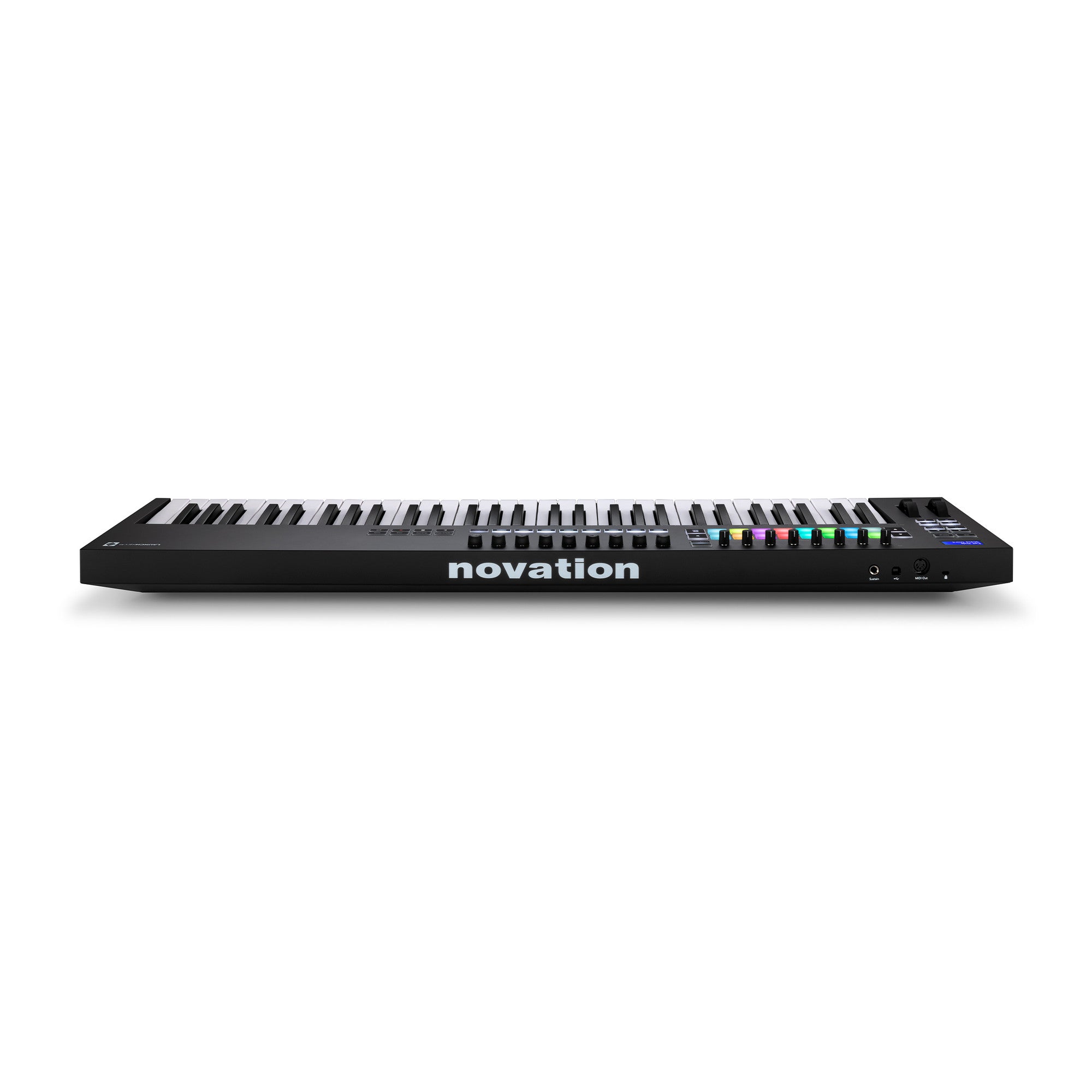 NOVATION FLKEY 61 mk3 - MIDI controller keyboard, with 61 velocity-sensitive keys, 16 pads and nine faders, provide expressive control
