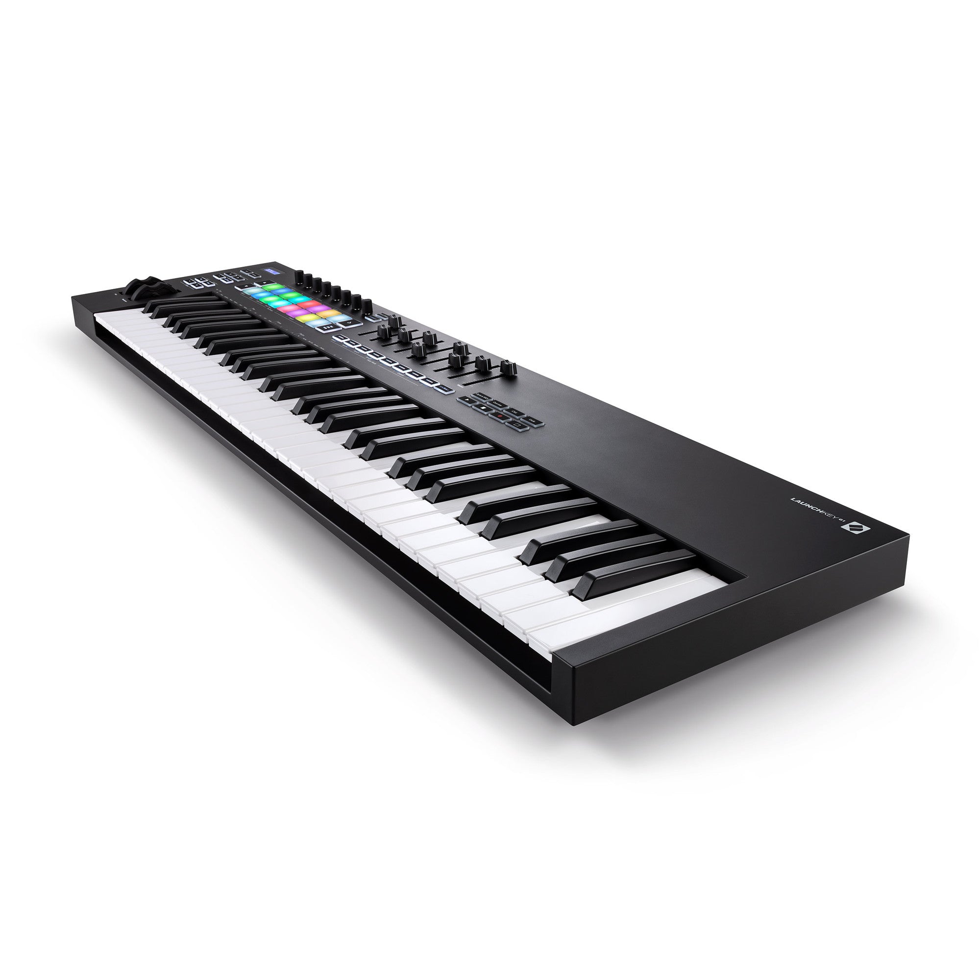 NOVATION FLKEY 61 mk3 - MIDI controller keyboard, with 61 velocity-sensitive keys, 16 pads and nine faders, provide expressive control