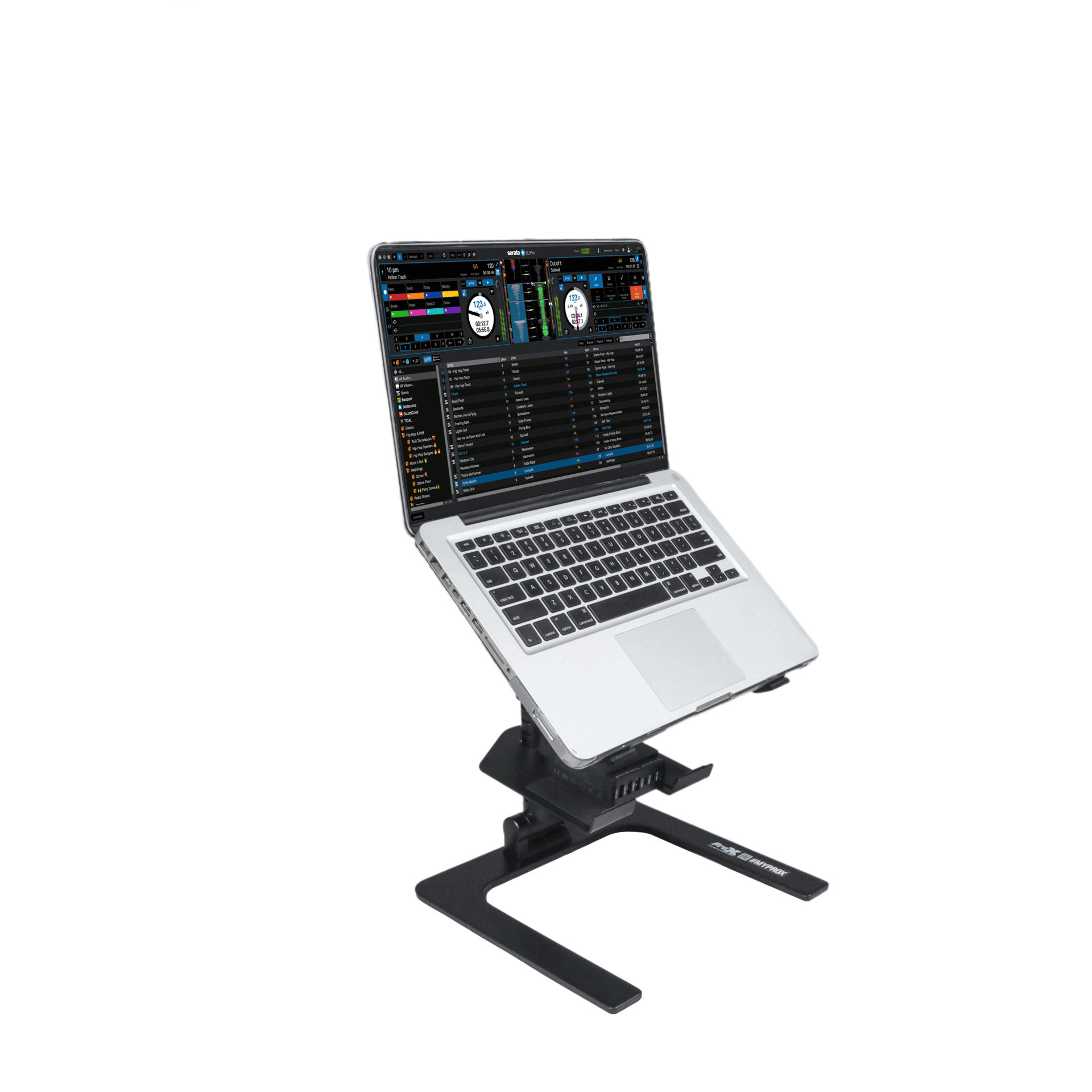 PROX-LPS900BLK - Collapsible and Portable Laptop stand,