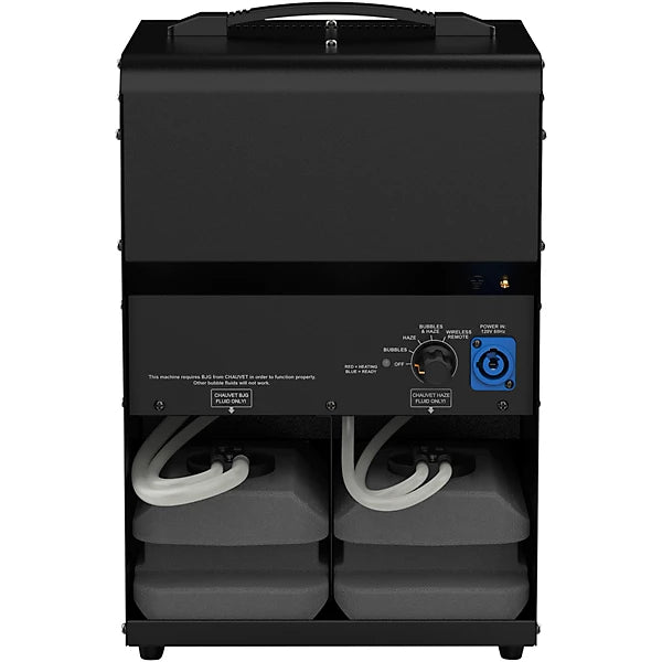 CHAUVET HURRICANE-BUBBLE-HAZE-LT -(Open box) Multi-purpose atmospheric machine emits bubbles, haze or haze-filled bubbles