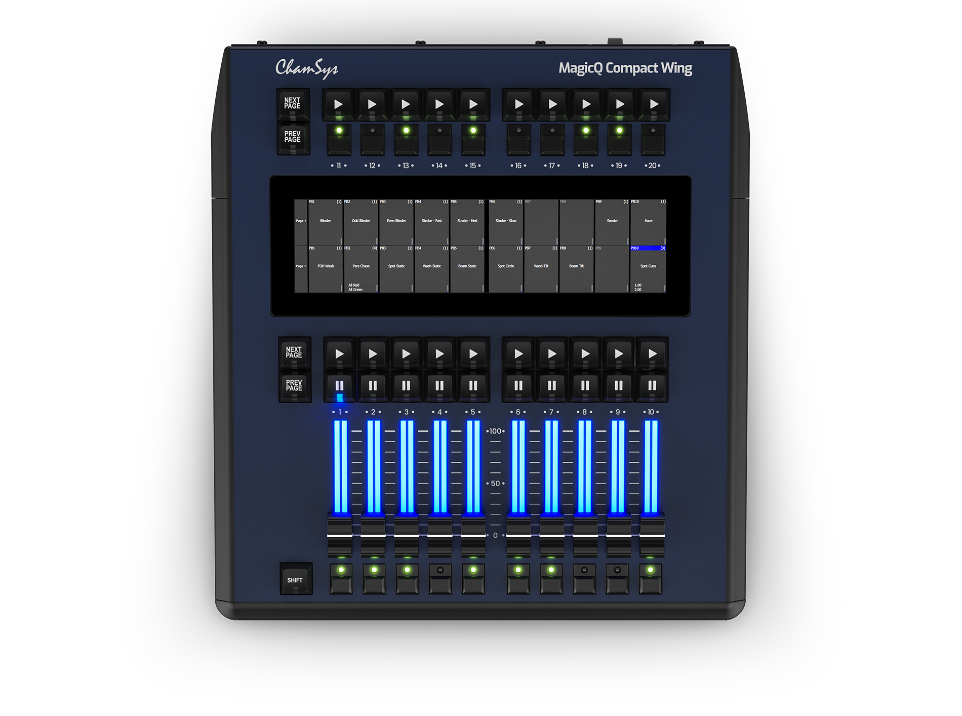 Chamsys MQ-COMPACTWING - MQ Compact Wing -Expansion wing compatible with all current MagicQ Console and PC Systems