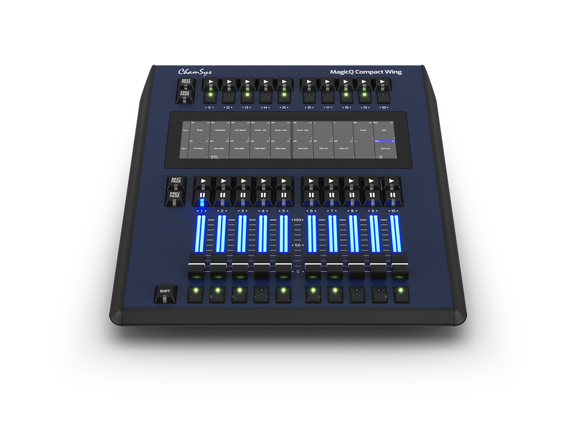 Chamsys MQ-COMPACTWING - MQ Compact Wing -Expansion wing compatible with all current MagicQ Console and PC Systems