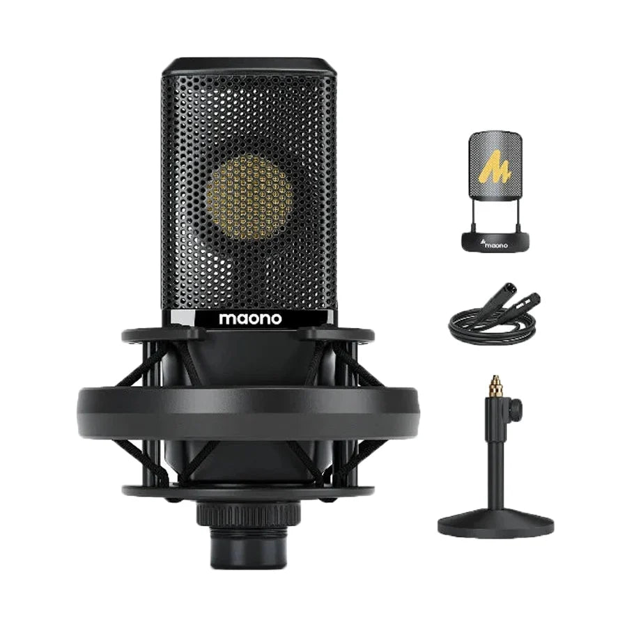 MAONO PM500 - or podcasting, Twitch streamfing, music recording, voiceovers, and instruments.