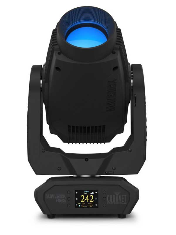 CHAUVET PRMAVERICK-F1-SPOT - ready for action with an extremely flat field, CMY color mixing, a 5:1 zoom and multiple control options.