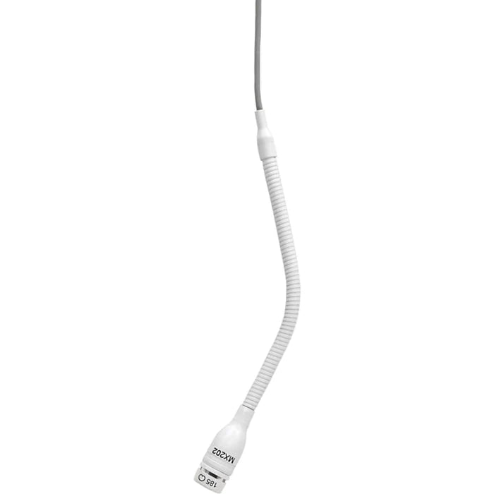Shure MX202W-A/C Microphone Overhead - Shure MX202W-A/C Microflex Overhead Cardioid Mic - White