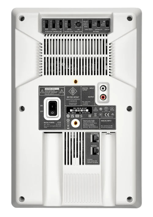 Neumann KH 150 W AES67 Two Way, DSP-powered Nearfield Monitor, AES67, white - Neumann KH 150 AES67 DSP-Powered Bi-Amplified Studio Monitor - 6.5" (White) - Neumann KH 150 AES67 DSP-Powered Bi-Amplified Studio Monitor - 6.5" (White)