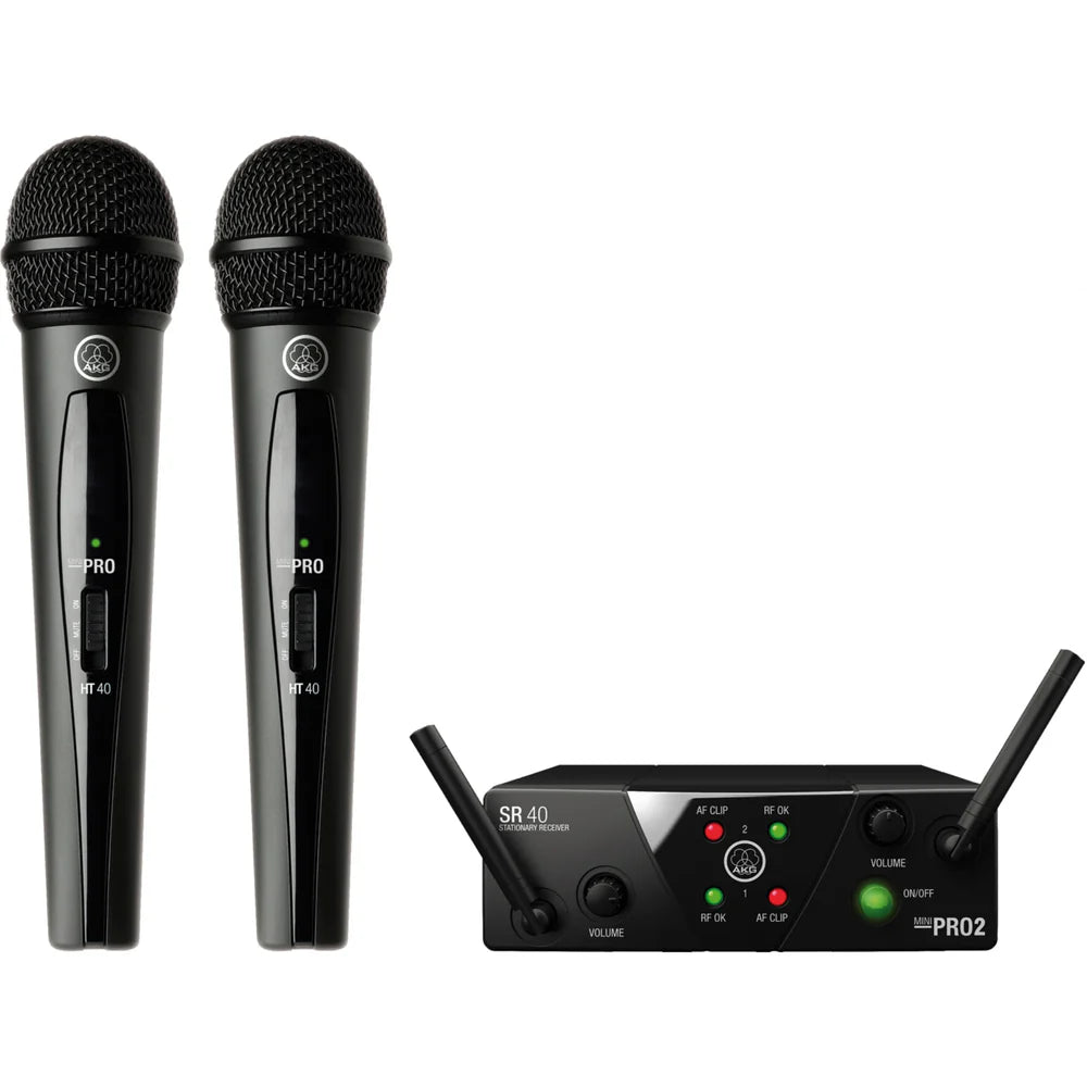 AKG WMS40MINI2-VOCAL-SET25A - AKG WMS 40 MINI2 VOCAL SET (FREQ: 25A)