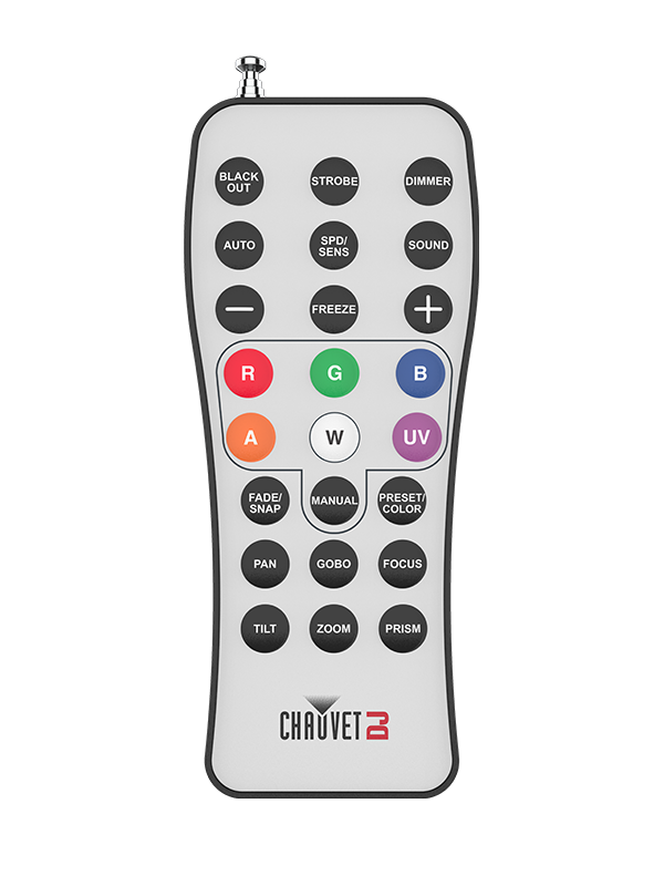 CHAUVET RFC Palm - Chauvet DJ RFC Palm-Sized Remote Control for Compatible RF-Enabled Lighting Fixtures