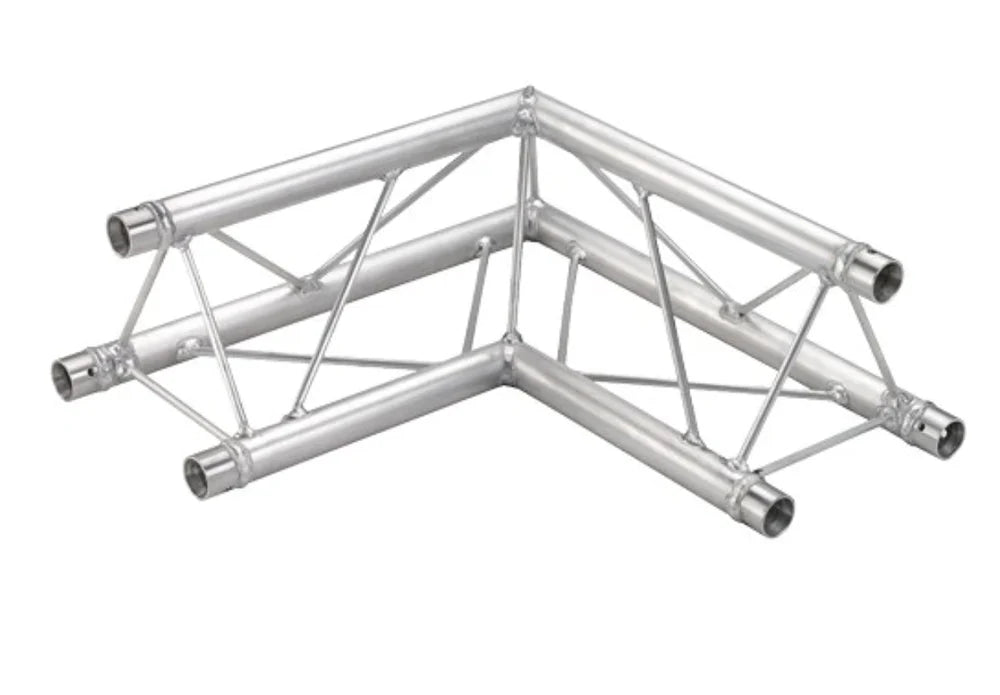 Global Truss F23-TR-96112-21 GTR Triangle Truss - Global Truss F23-TR-96112-21 - 2-Way 90° Apex Up/Down Corner for F23 Triangular Truss System (1.64')