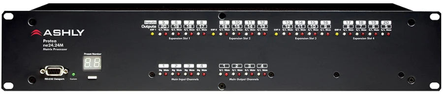 ASHLY ne24.24M 8x12 Logic - Ashly NE24.24M 8x12 LOGIC Audio Matrix Processor