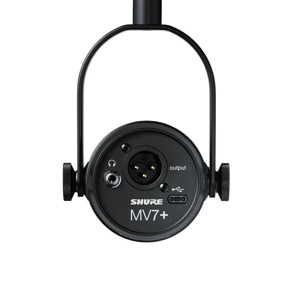 SHURE MV7+ - Podcast Microphone with DSP (Open box)