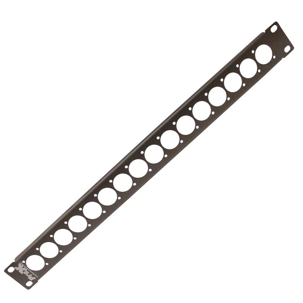 PROX-T-1U8XLR - ProX T-1U8XLR 1U Rack Panel Punched for 8 XLR, Speaker Twist Connector Or Power Connection Compatible Connectors