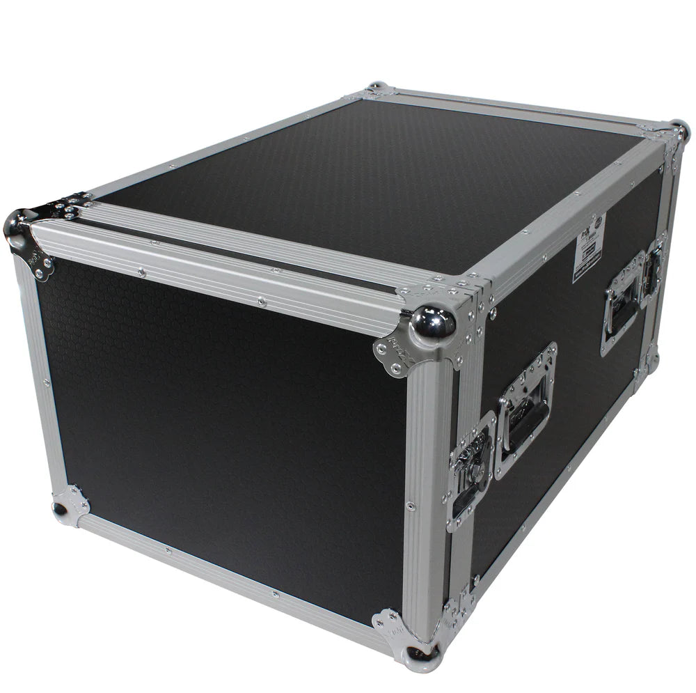 PROX-T-8RSS24 - ProX T-8RSS24 8U Space Amp Rack Mount ATA Flight Case 24 Inch Depth