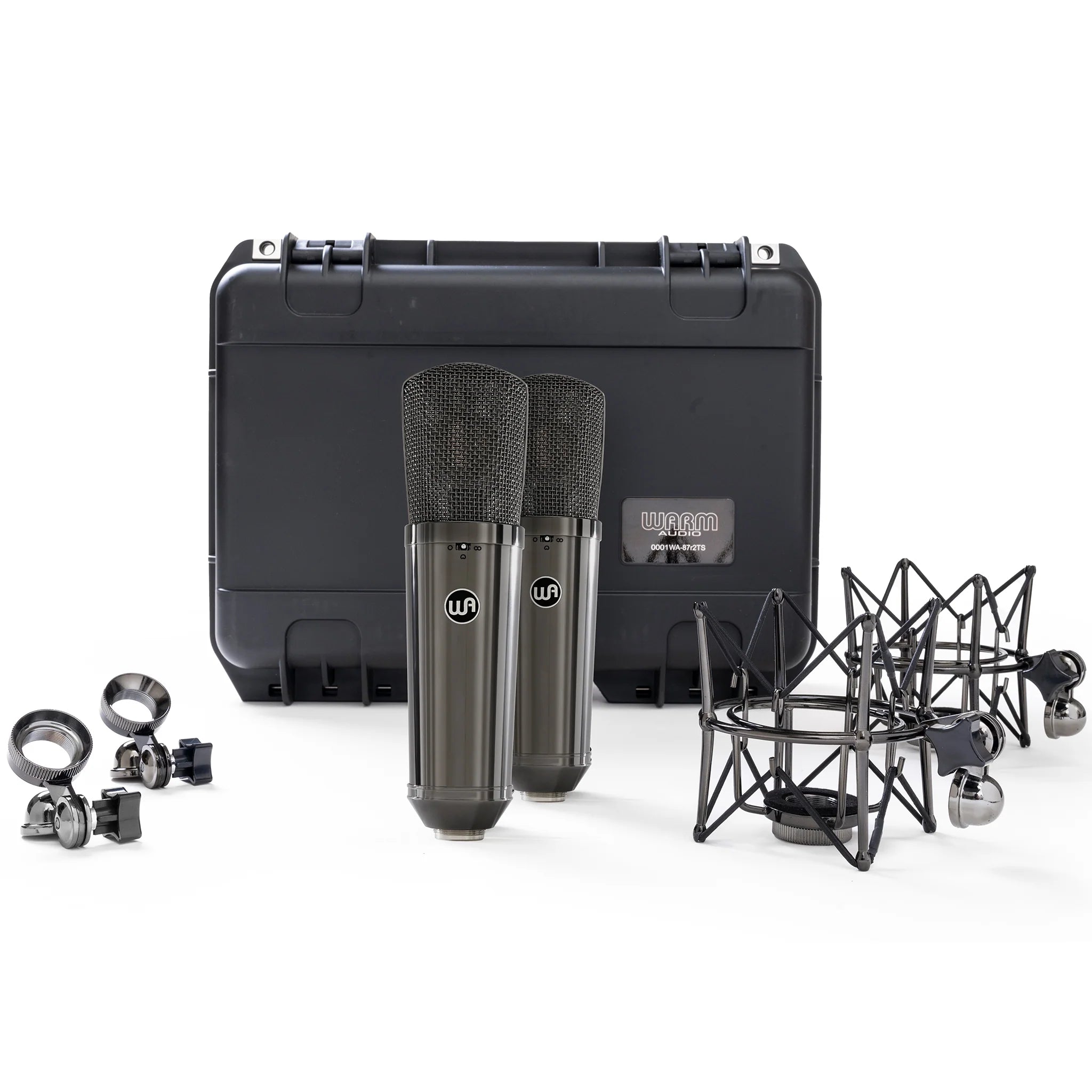 WARM WA87-R2-TS - Titanium Stereo MATCH Pair Stereo Pair Large-Diaphragm FET Condenser Microphone