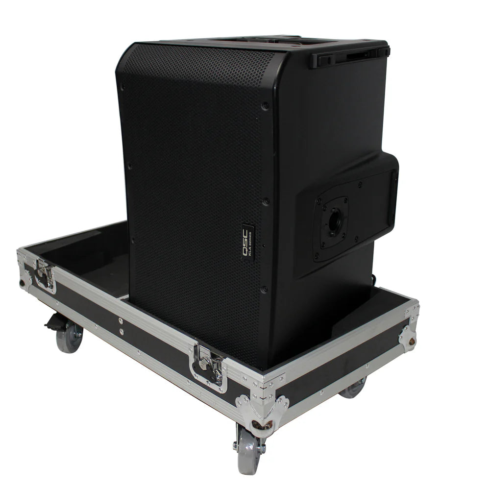 PRO-X- X-QSC KLA12 - ProX X-QSC-KLA12 Flight-Road Case for 2 QSC KLA12 Speakers