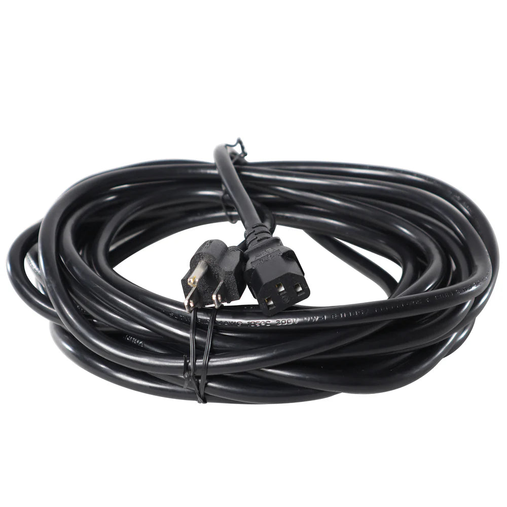 PRO-X- XC-IEC14-25 - ProX XC-IEC14-25 NEMA 15P Edison to IEC Replacement Power Cord - 25 Ft.