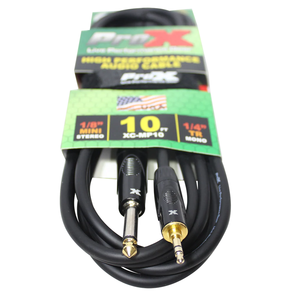 PRO-X- XC-MS05 - ProX XC-MS05 Balanced TRS-M Mini 1/8" to TRS-M High Performance Audio Cable - 5'
