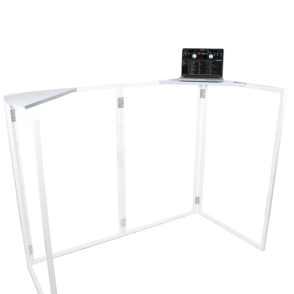 PRO-X- XF-CSW X2 - ProX XF-CSWX2 Universal Set of Aluminum Corner Shelves for DJ Facades White Finish
