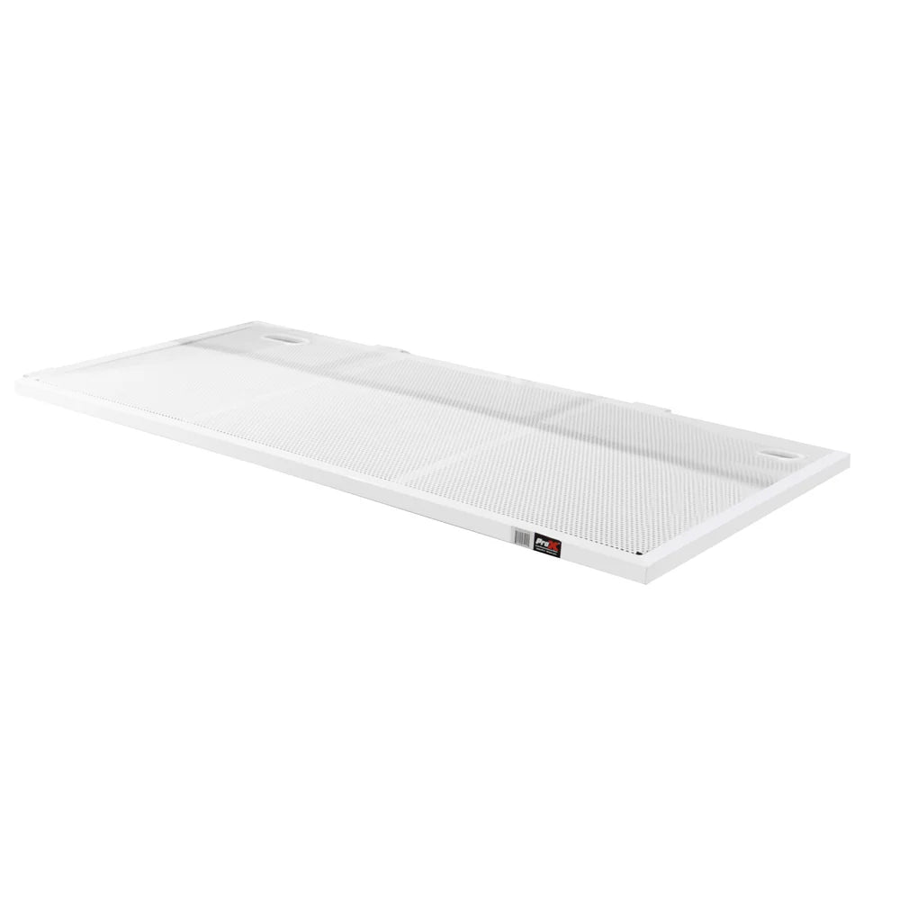 PRO-X- XF-VISTA SHELF L WH - ProX XF-VISTA SHELF L WH Replacement Ventilated Large Shelf for XF-VISTAWHMK2 DJ Facade Table Workstation (White)