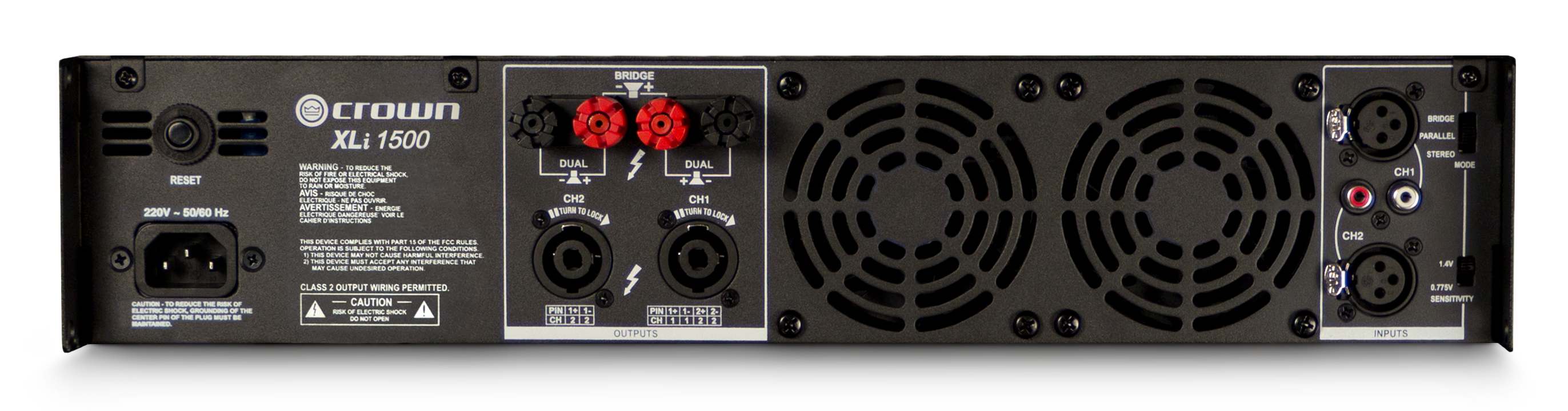 CROWN XLI 1500 - Amplifier 2 X 450 Watt 4 ohm