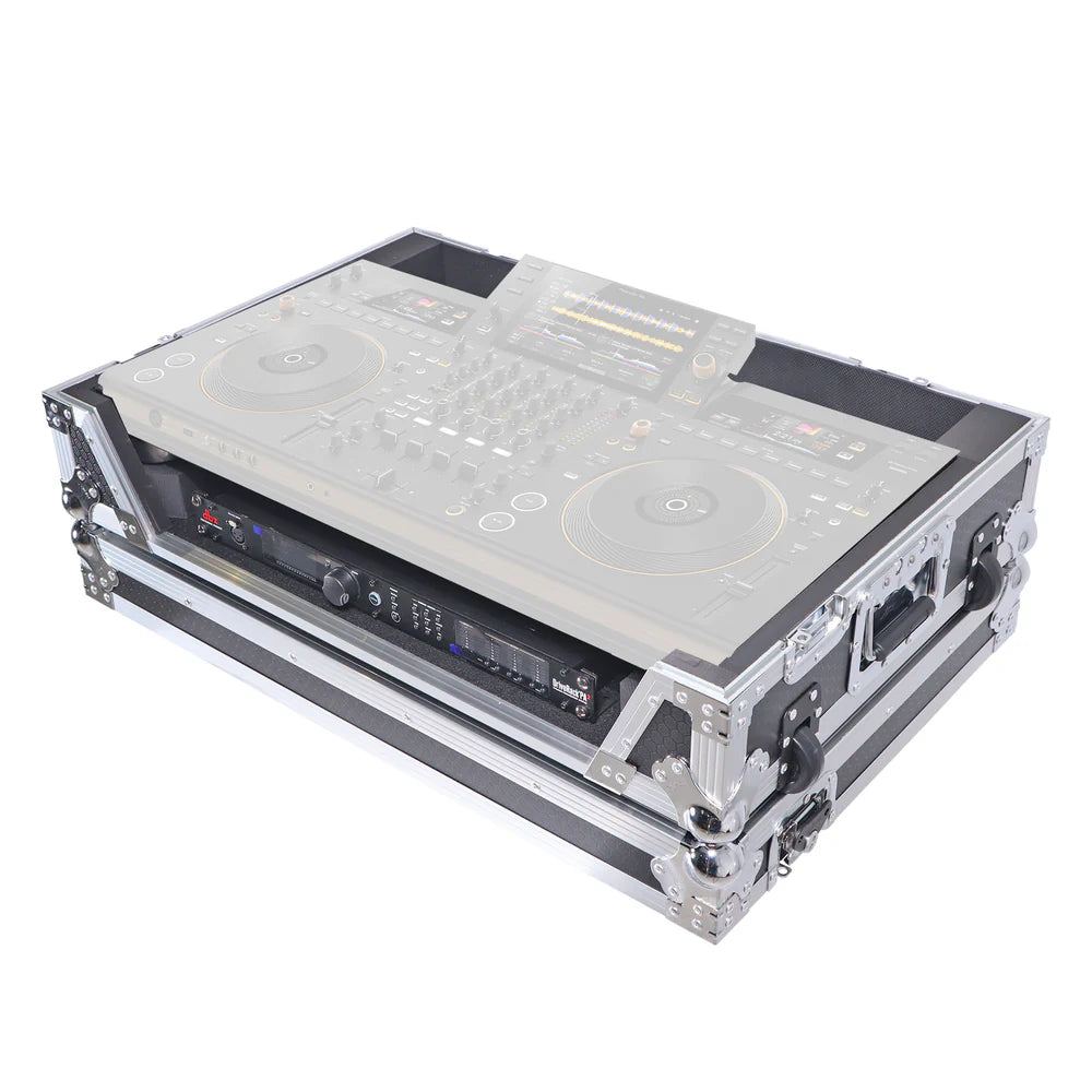 PRO-X- XS-OPUSQUAD W - ProX XS-OPUSQUADW ATA Flight Style Road Case For Pioneer Opus Quad DJ Controller with 1U Rack Space and Wheels
