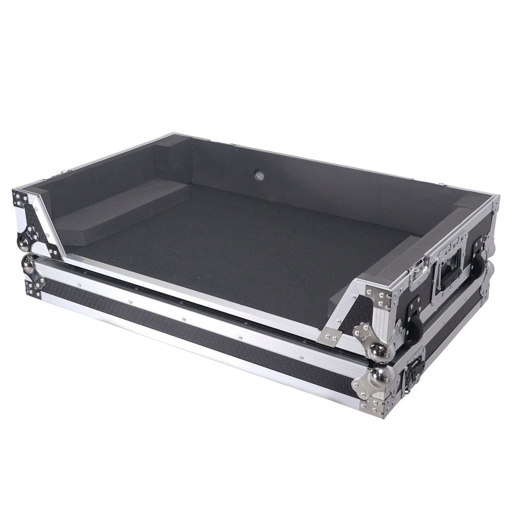 PRO-X- XS-RANEFOUR W - ATA Flight Style Road Case For RANE Four DJ Controller with 1U Rack Space and Wheels