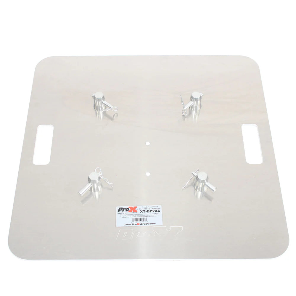 PROX-XT-BP24A - ProX XT-BP24A MK2 24 In. x 24 In. Aluminum Base Plate for F34 and F33 Trussing Fits Most Manufacturers w/Conical Connectors