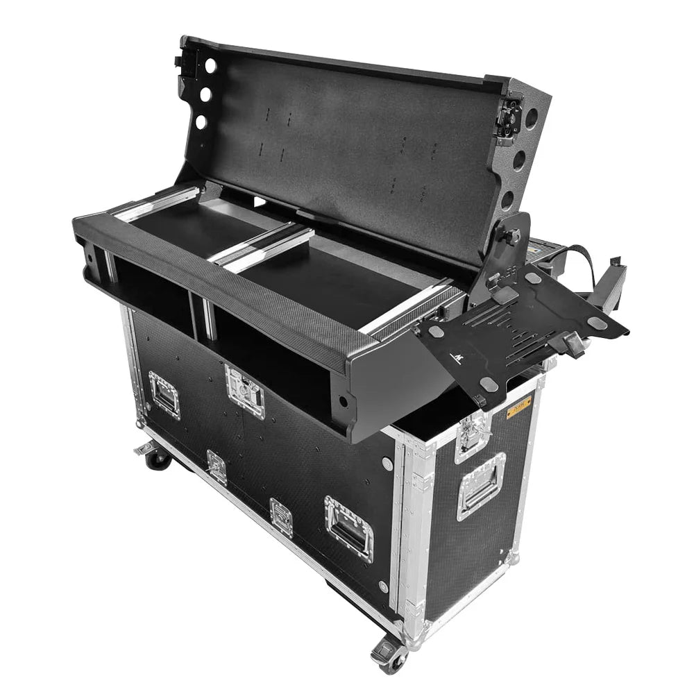 PRO-X- XZF-WAVESLV1X26U - ProX XZF-WAVESLV1X26U WAVES eMotion LV1 Live Mixer Flip-Ready Hydraulic Console Easy Retracting Lifting Case