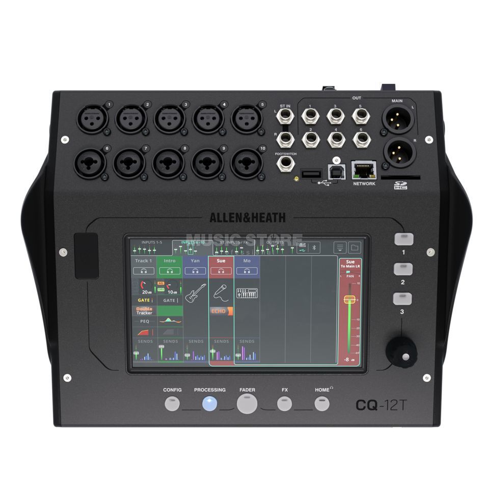 Allen & Heath CQ-12T - Ultra-Compact 12in / 8out Digital Mixer