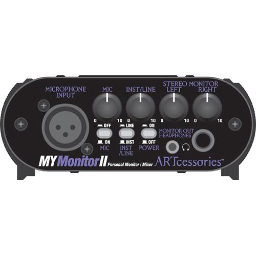 ART ProAudio MYMONITORII ART LINE MONITOR - ART MyMonitorII Personal Monitoring Solution - Mic/Line Mixer