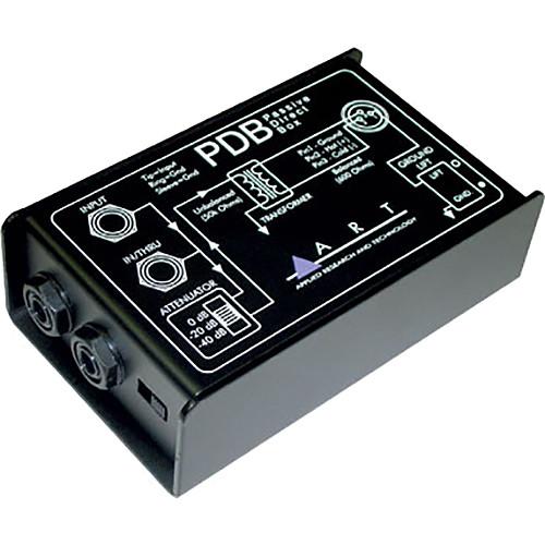 ART ProAudio PDB ART PASSIVE DIRECT BOX - ART PDB Single Channel Passive Direct Injection Box