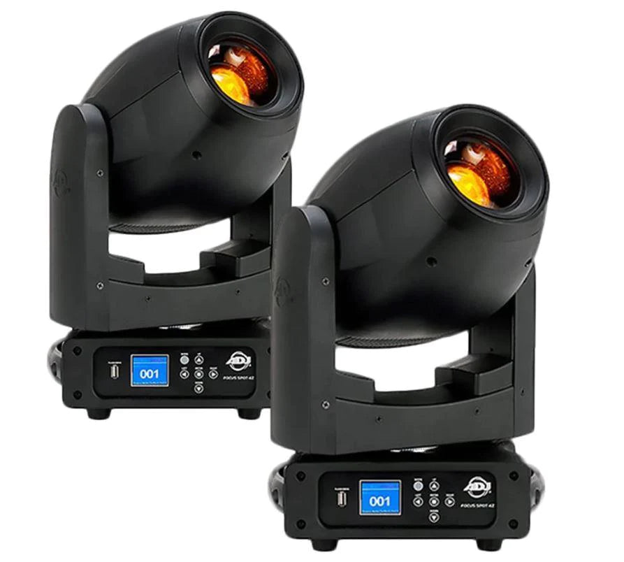 AMERICAN DJ FOCUS-SPOT-4Z (THE PAIR- OPEN BOXES) 200 Watts Led Spot moving head